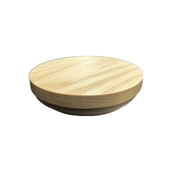 Candela Tumbler Lids - Natural Ashwood - Medium (without hole)