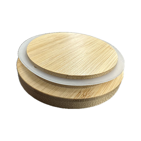 Candela Tumbler Lids - Dark Bamboo - X-Large (without hole)