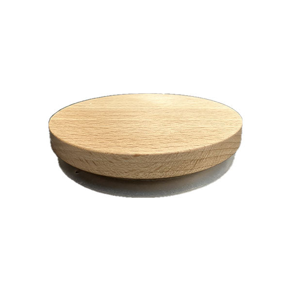 Candela Tumbler Lids - Natural Beech - Medium (without hole)