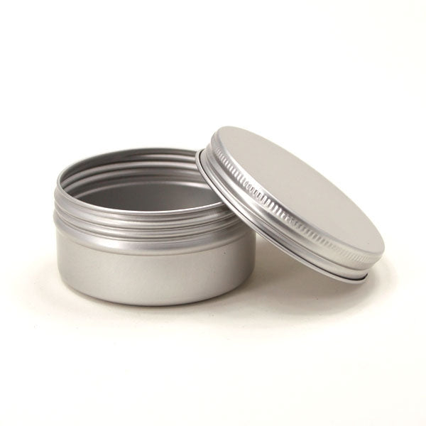 Screw Top Tins - Silver - Seamless Aluminium - Small — Candle Supply