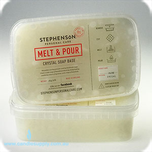 Melt & Pour Soap Base, Crystal ST